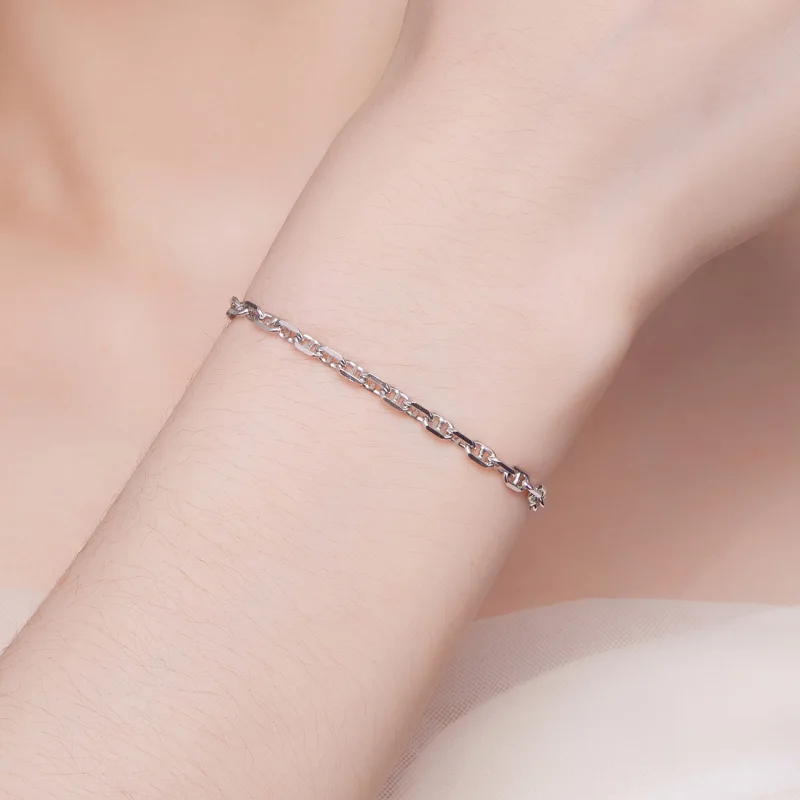 (obrázek pro) Pandora styl 3mm základní náramek - SCB254 - Zobrazit 4