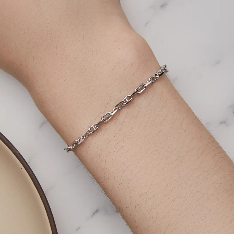 (obrázek pro) Pandora styl 3mm základní náramek - SCB254 - Zobrazit 5