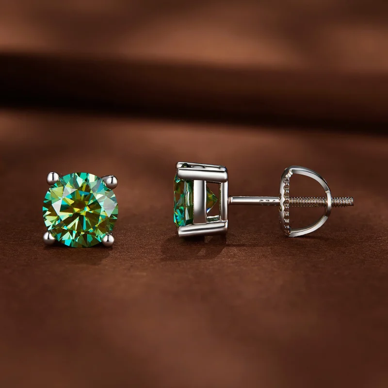 (obrázek pro) Pandora styl Jeden karát čtyř drápů Moissanite zářezy - MSE003-CFL - Zobrazit 2
