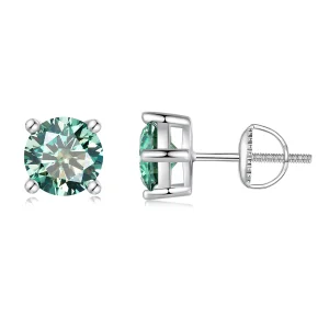 (obrázek pro) Pandora styl Jeden karát čtyř drápů Moissanite zářezy - MSE003-CFL