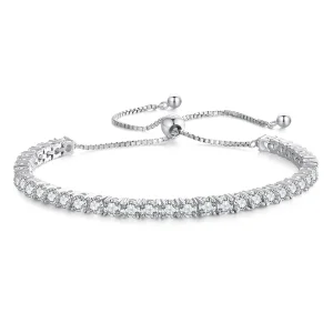 (obrázek pro) Pandora styl Jehličkový Moissanite náramek - MSB005
