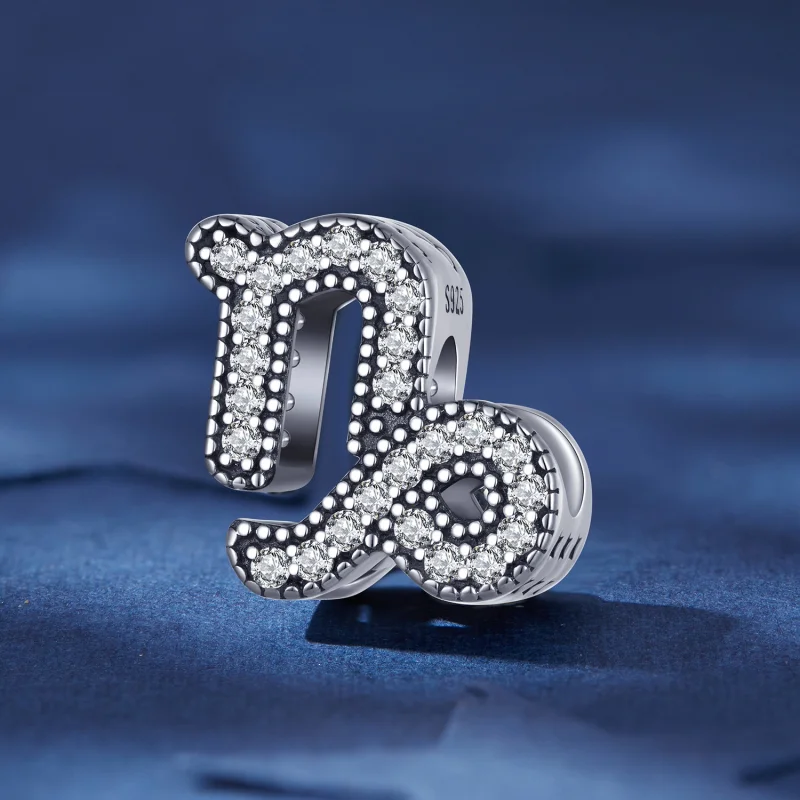 (obrázek pro) Pandora styl Kozoroh šťastný zvěrokruhový amulet - SCC2516-10 - Zobrazit 2