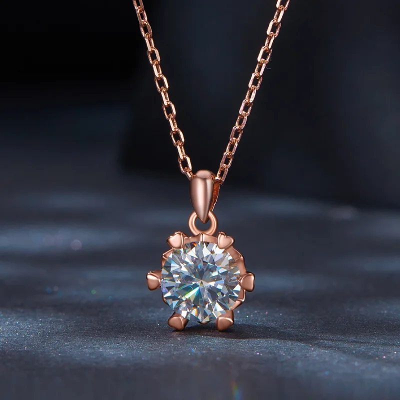 (obrázek pro) Pandora styl náhrdelník s luxusním moissanitem - MSN006-C - Zobrazit 3