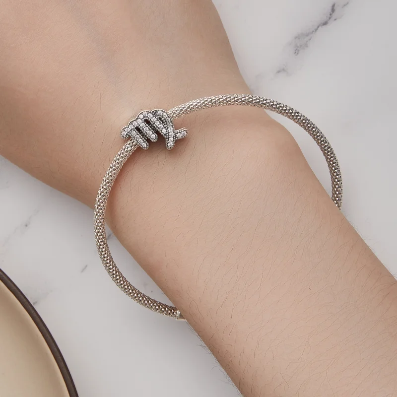 (obrázek pro) Pandora styl Panna šťastný zodiakální amulet - SCC2516-6 - Zobrazit 6