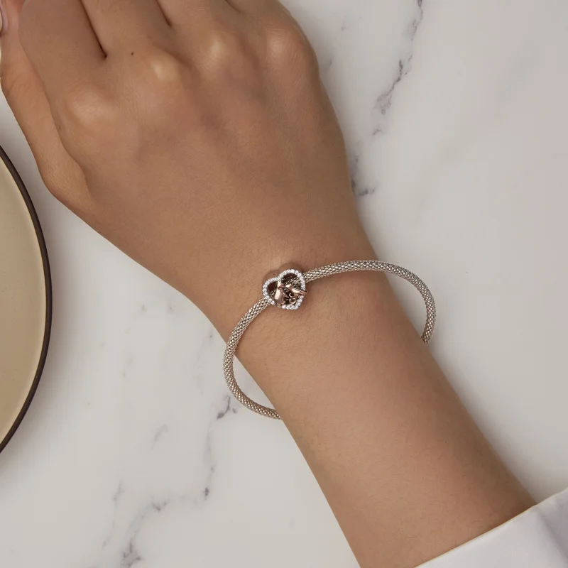 (obrázek pro) Pandora styl Polibek kočka amulet - SCC2517 - Zobrazit 6