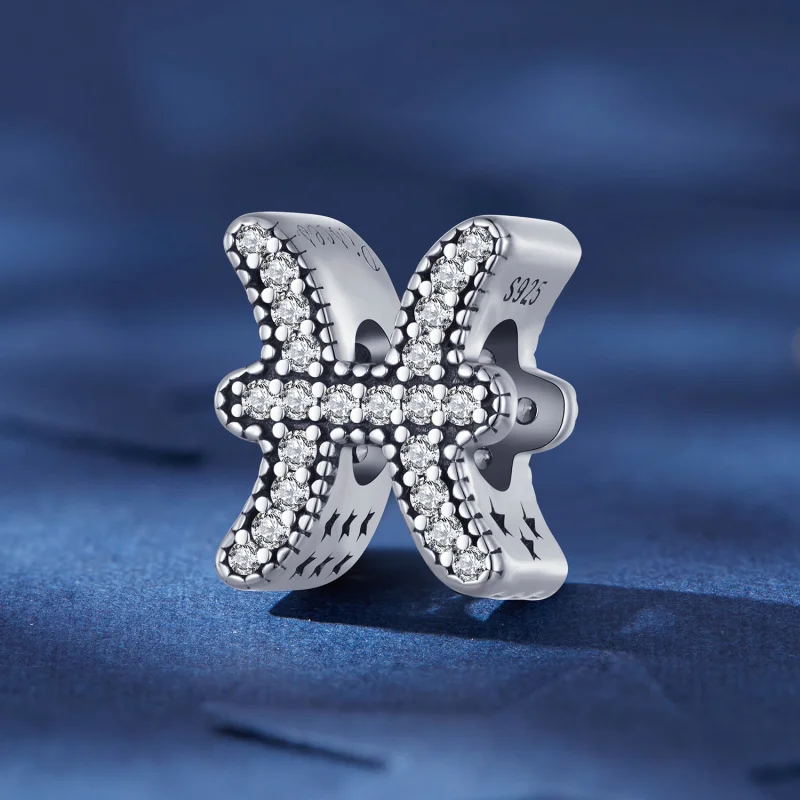 (obrázek pro) Pandora styl Rybářský štěstí Zodiakální talisman - SCC2516-11 - Zobrazit 2