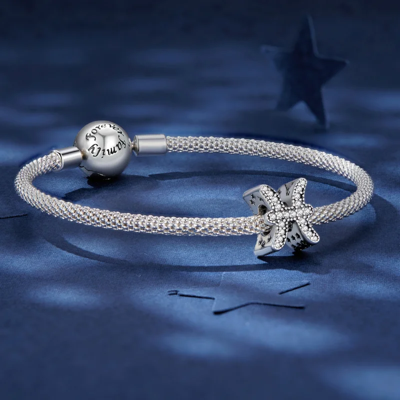 (obrázek pro) Pandora styl Rybářský štěstí Zodiakální talisman - SCC2516-11 - Zobrazit 5