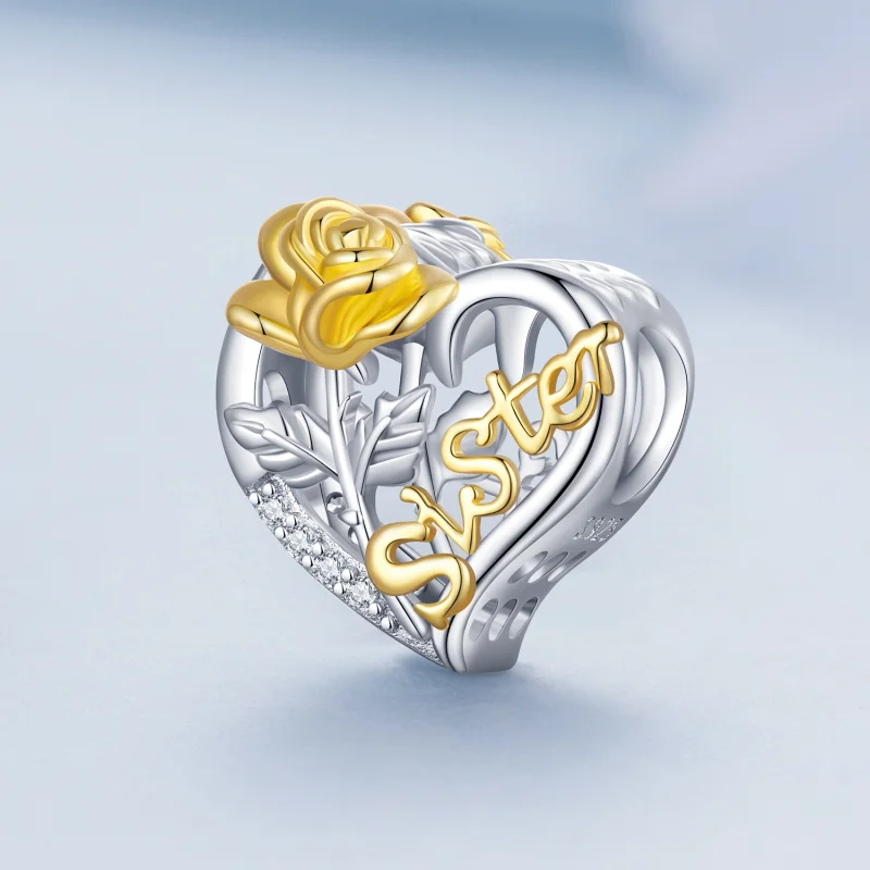 (obrázek pro) Pandora styl Sestry Charm - BSC841 - Zobrazit 2
