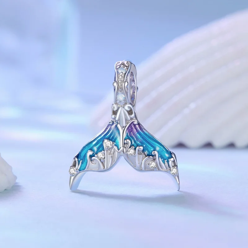 (obrázek pro) Pandora styl Sirena ocas amulet - BSC876 - Zobrazit 2