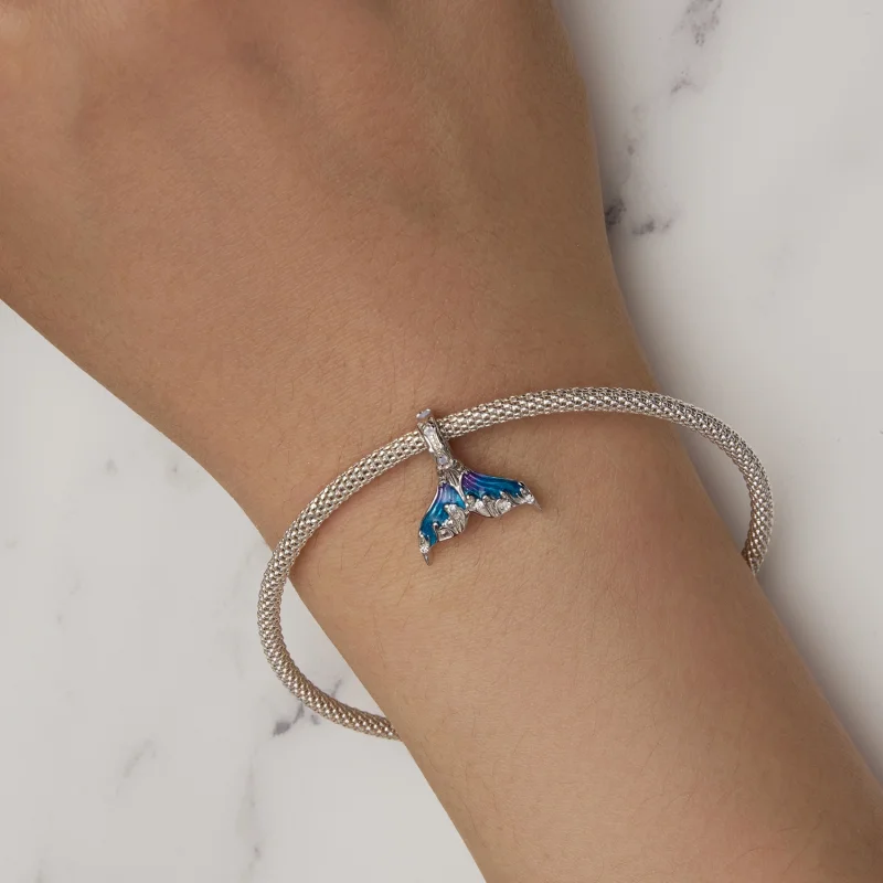 (obrázek pro) Pandora styl Sirena ocas amulet - BSC876 - Zobrazit 6