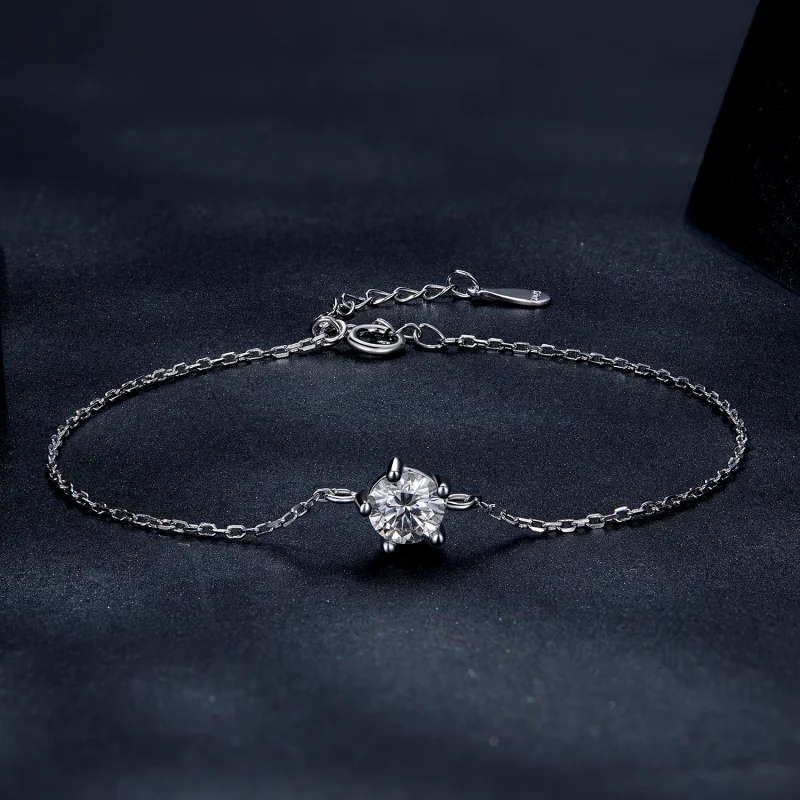 (obrázek pro) Pandora styl Skvělý Moissanite náramek - MSB001 - Zobrazit 2