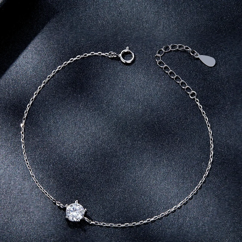 (obrázek pro) Pandora styl Skvělý Moissanite náramek - MSB001 - Zobrazit 3