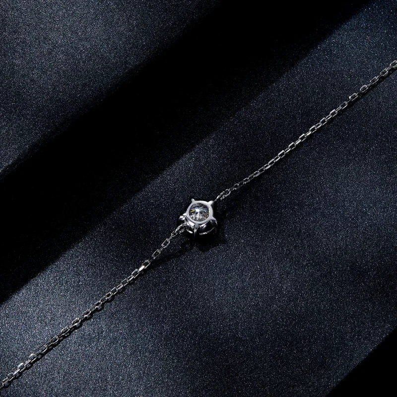 (obrázek pro) Pandora styl Skvělý Moissanite náramek - MSB001 - Zobrazit 4
