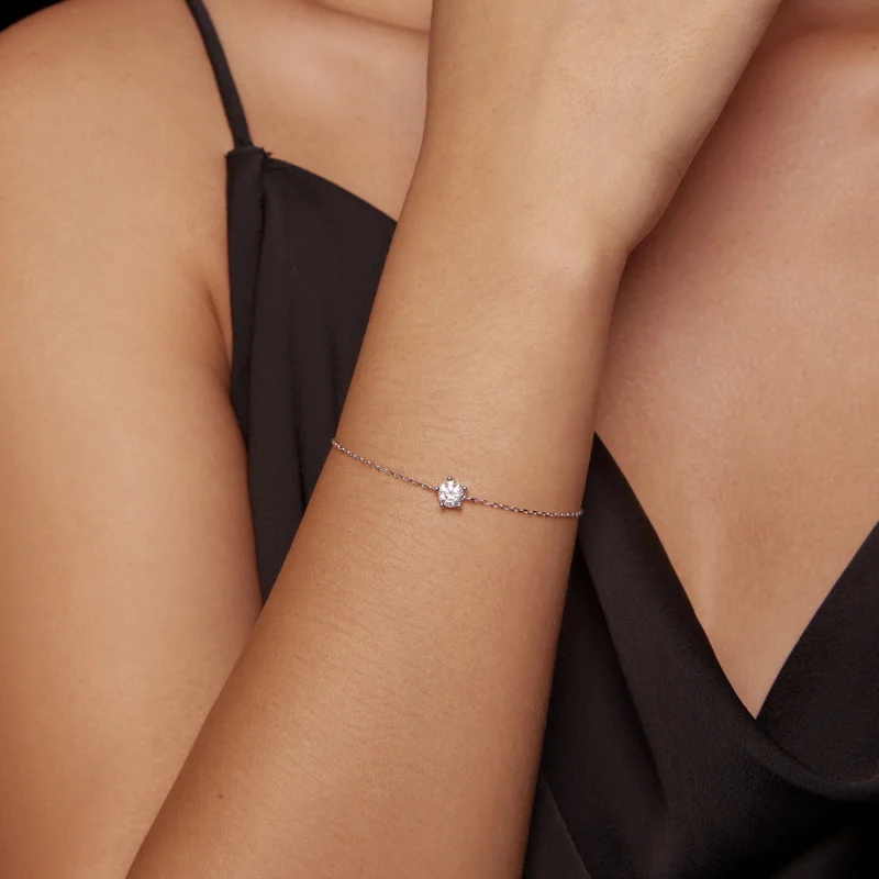 (obrázek pro) Pandora styl Skvělý Moissanite náramek - MSB001 - Zobrazit 5