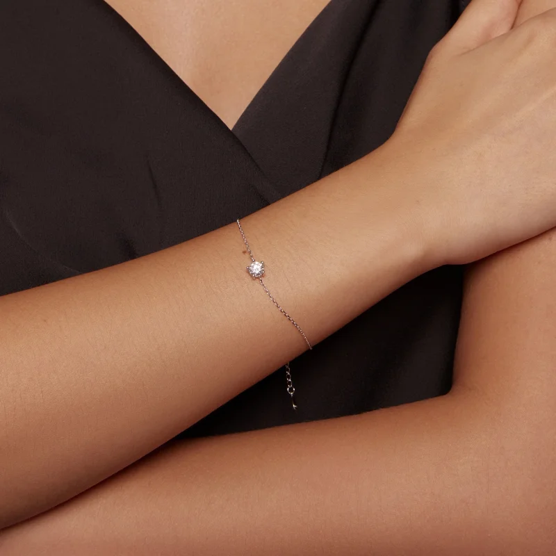 (obrázek pro) Pandora styl Skvělý Moissanite náramek - MSB001 - Zobrazit 7
