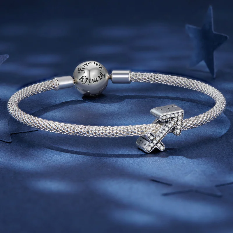 (obrázek pro) Pandora styl Střelec šťastný zvěrokruhový amulet - SCC2516-9 - Zobrazit 5