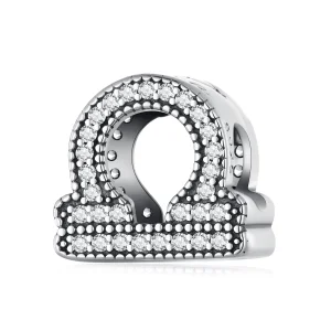 (obrázek pro) Pandora styl Váhy šťastný zvěrokruhový talisman - SCC2516-7