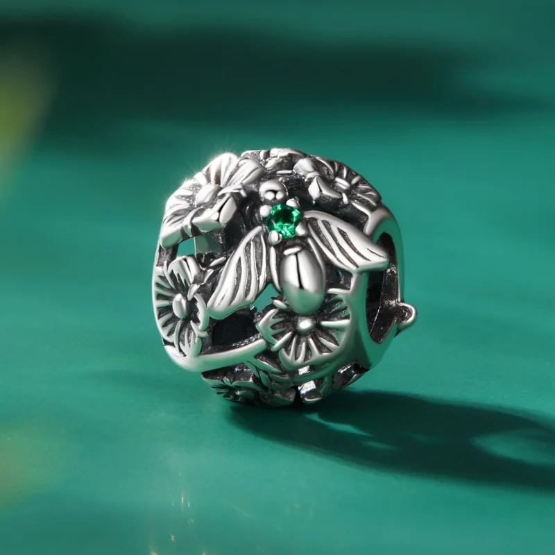 (obrázek pro) Pandora stylu šťastný včela talisman - SCC2525 - Zobrazit 2