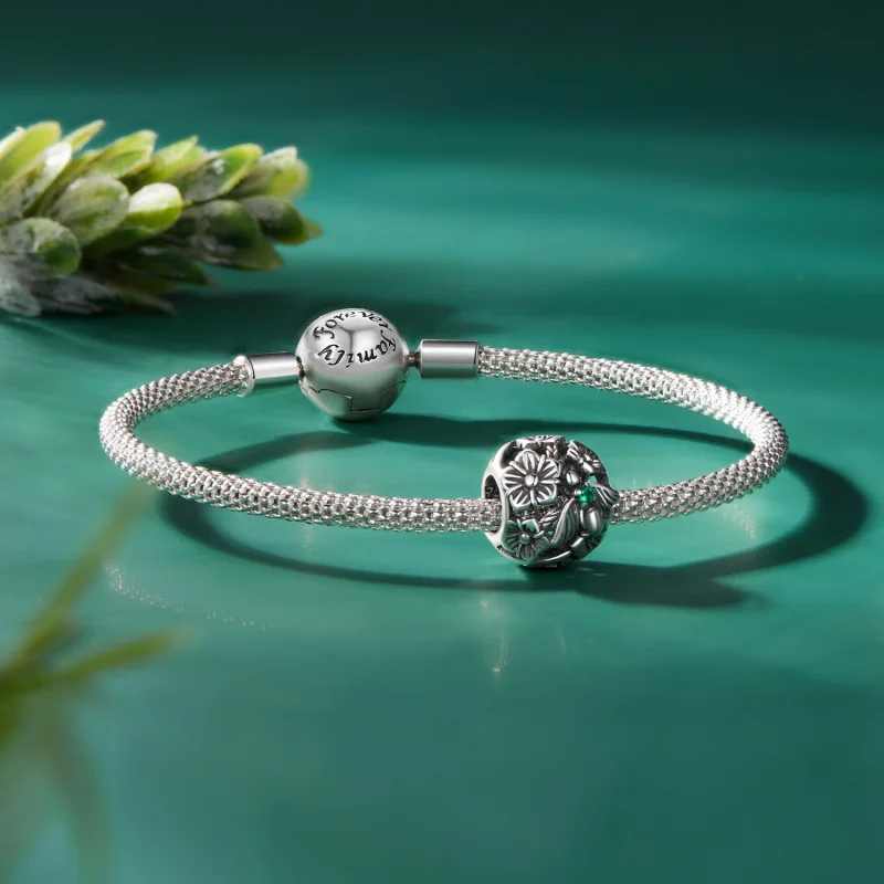 (obrázek pro) Pandora stylu šťastný včela talisman - SCC2525 - Zobrazit 5