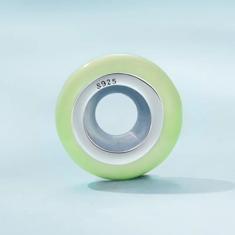 (obrázek pro) Pandora stylu průmyslový silikagelový spacer charm - SCC1450-LG - Zobrazit 3