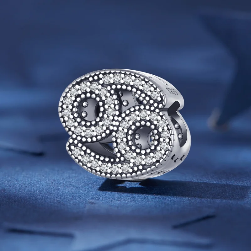 (obrázek pro) Pandora stylu Rak šťastný zodiac talisman - SCC2516-4 - Zobrazit 2