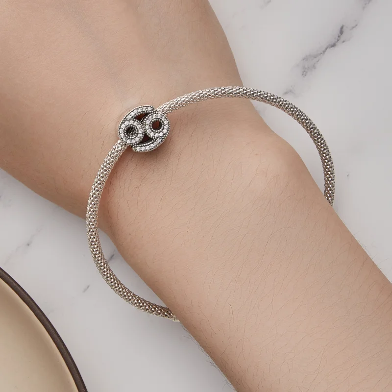 (obrázek pro) Pandora stylu Rak šťastný zodiac talisman - SCC2516-4 - Zobrazit 6