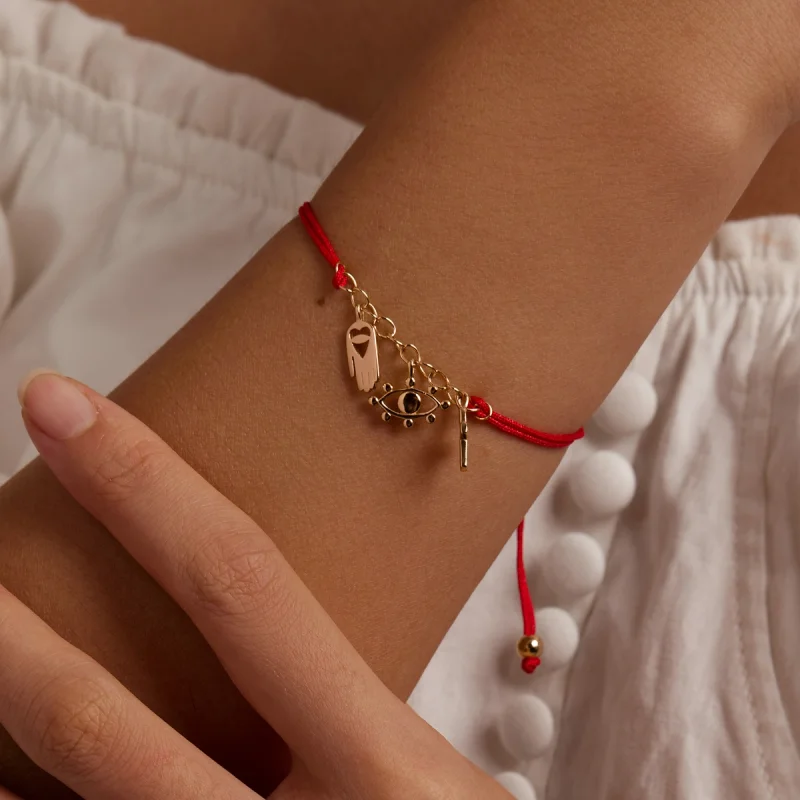 (obrázek pro) Pandora styl šťastný symbol náramek - SCB226 - Zobrazit 6
