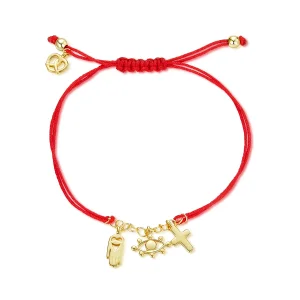 (obrázek pro) Pandora styl šťastný symbol náramek - SCB226