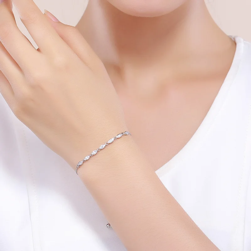 (obrázek pro) Pandora Style Stříbrný Náramek s posuvným řetízkem Beauty of Simplicity - SCB086 - Zobrazit 2
