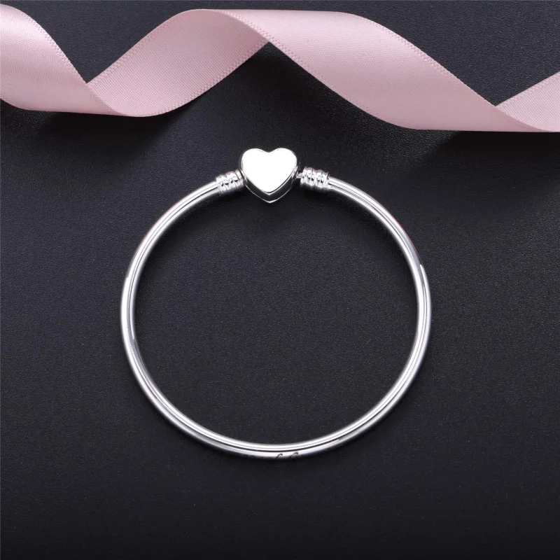 (obrázek pro) Moments stříbrný náramek, Toužící srdce - 590729CZ PANDORA - Zobrazit 3