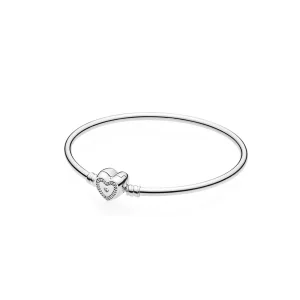 (obrázek pro) Moments stříbrný náramek, Toužící srdce - 590729CZ PANDORA