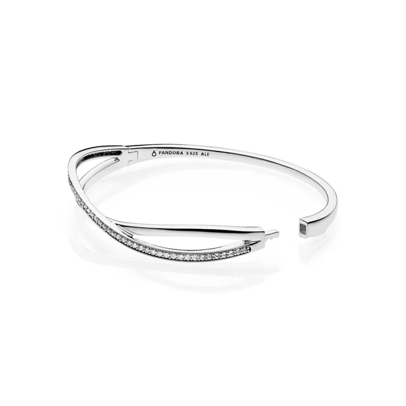 (obrázek pro) PANDORA Entwined, Průhledný CZ Náramek - PE00038-1 - Zobrazit 2