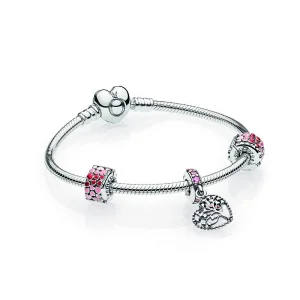 (obrázek pro) Pandora Strom srdcí Sadový set náramků - B800770