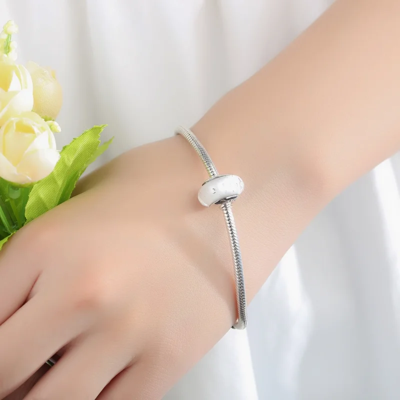 (obrázek pro) Pandora styl Bílý Muránské Sklo Charm - SCZ002 - Zobrazit 6