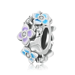 (obrázek pro) Pandora styl Butterfly Love Flower Charm - SCC2063
