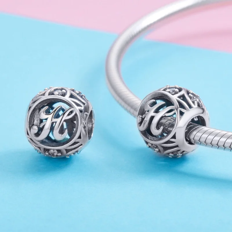 (obrázek pro) Pandora styl Dopis-H Charm - SCC738-H - Zobrazit 3