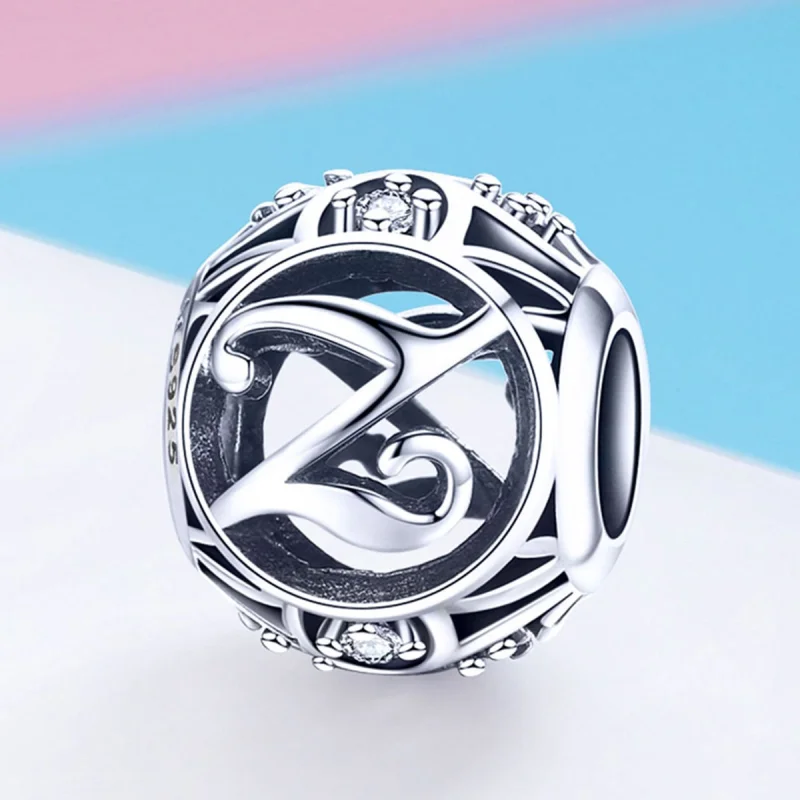 (obrázek pro) Pandora styl doplněk s písmenem-Z - SCC738-Z - Zobrazit 2