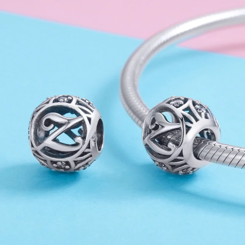 (obrázek pro) Pandora styl doplněk s písmenem-Z - SCC738-Z - Zobrazit 3