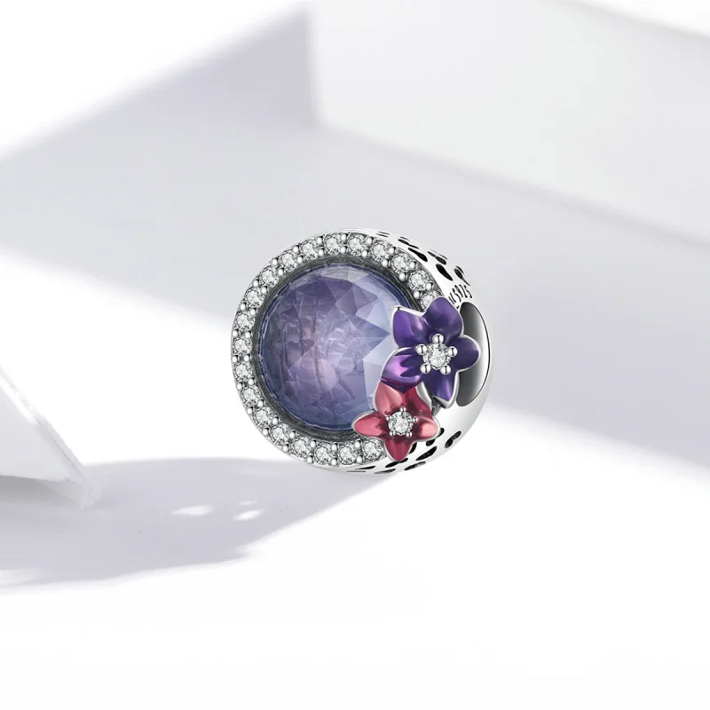 (obrázek pro) Pandora styl Ženská síla - Brilantní květiny amulet - SCC2141 - Zobrazit 2