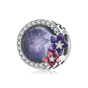 (obrázek pro) Pandora styl Ženská síla - Brilantní květiny amulet - SCC2141