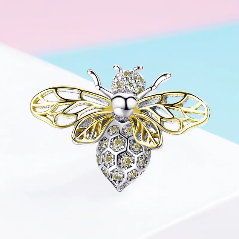 (obrázek pro) Pandora styl Exquisite Bee kouzlo - BSC067 - Zobrazit 2