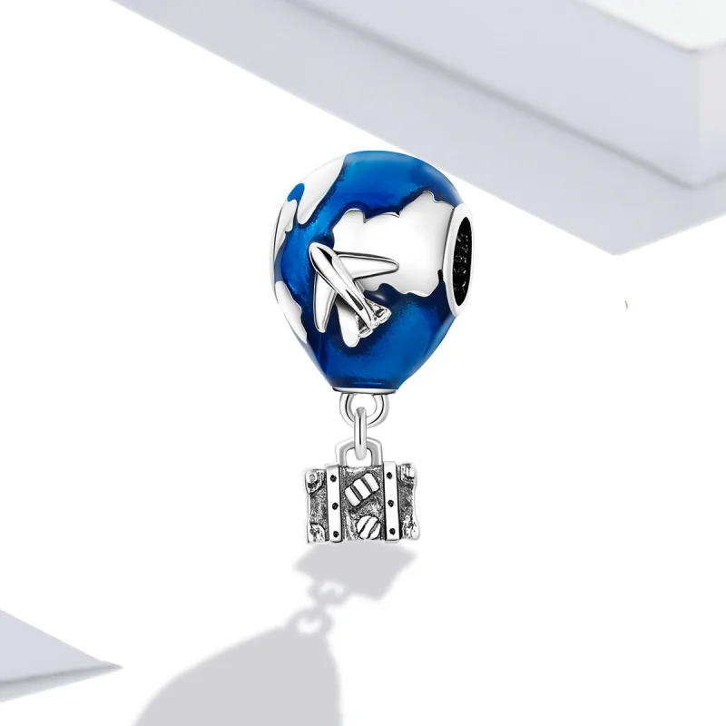 (obrázek pro) Pandora styl Globetrotter - talířek na horkovzdušný balón - SCC2028 - Zobrazit 2