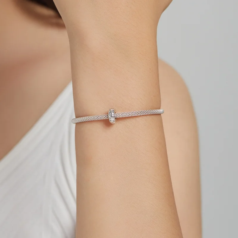(obrázek pro) Pandora styl krajkový spacer charm - SCC1949 - Zobrazit 5