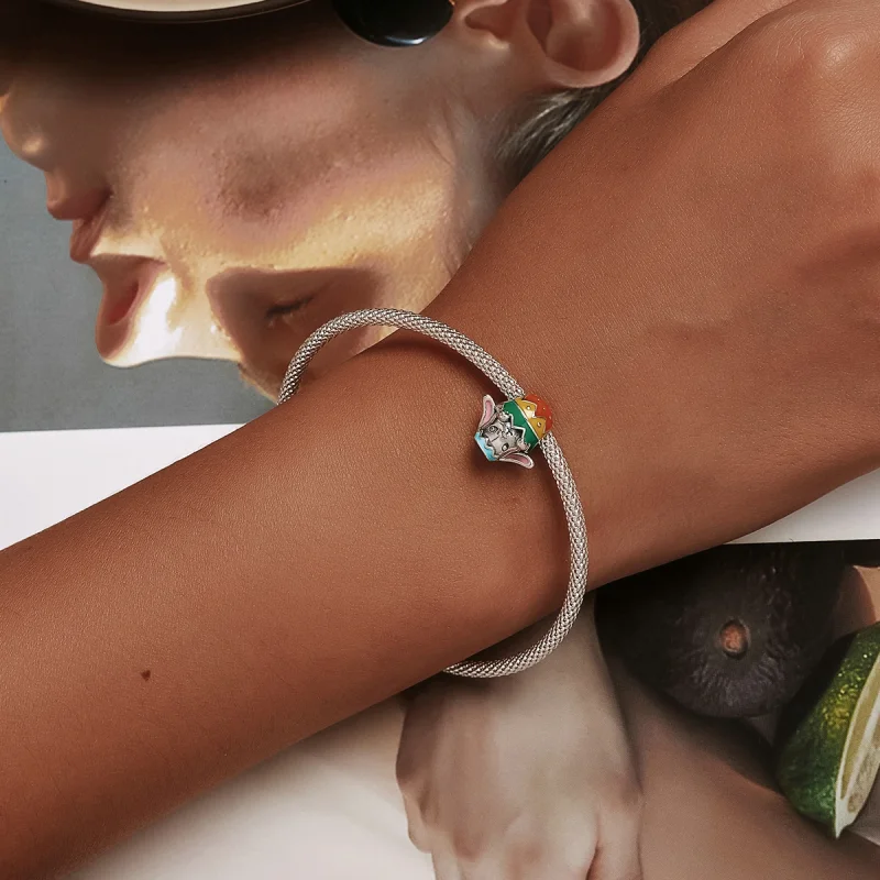 (obrázek pro) Pandora styl Králík Vajíčka Charm - SCC2117 - Zobrazit 6