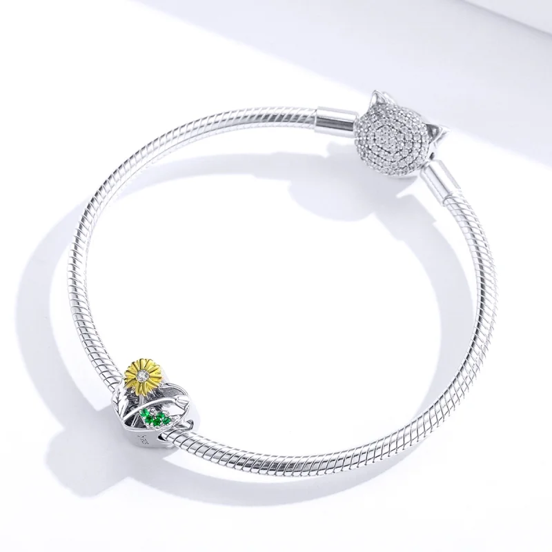 (obrázek pro) Pandora styl Květinový Amulet Daisy Story - BSC284 - Zobrazit 3
