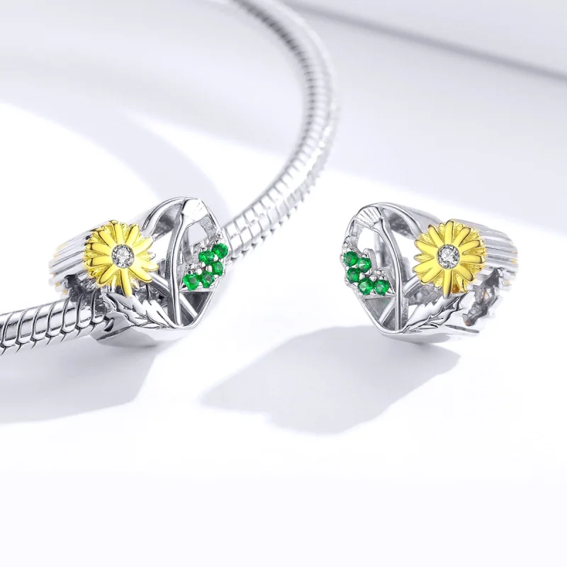 (obrázek pro) Pandora styl Květinový Amulet Daisy Story - BSC284 - Zobrazit 4