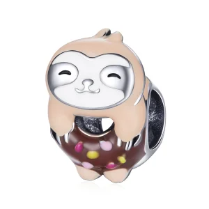 (obrázek pro) Pandora styl Lenochod Donut Charm - SCC1881