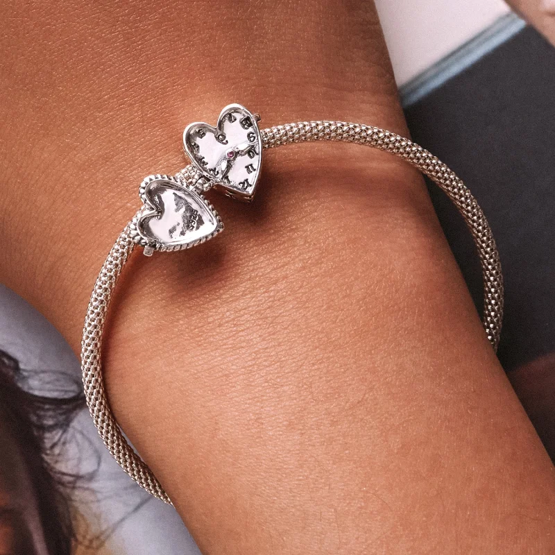 (obrázek pro) Pandora styl Love Clock Charm - SCC2245 - Zobrazit 7