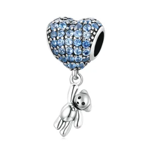 (obrázek pro) Pandora styl Láska Balón Medvěd Charm - SCC2023