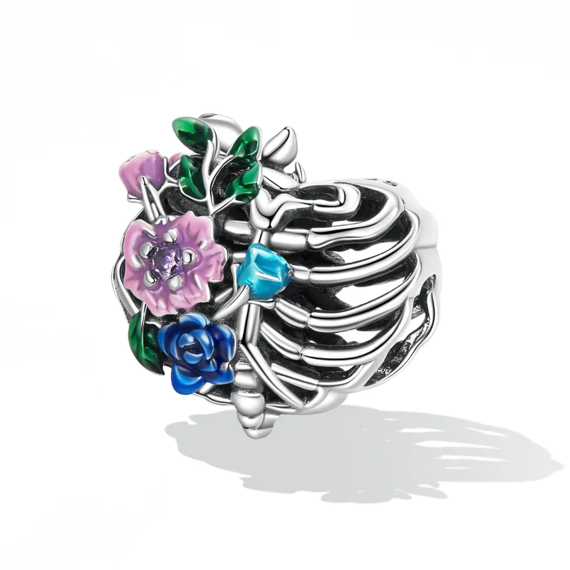 (obrázek pro) Pandora styl Láska Stuhou Květinový amulet - SCC2239 - Zobrazit 2